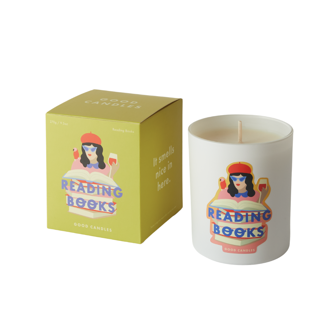 Reading Books By Good Candles Donating 10 To The Literacy Trust