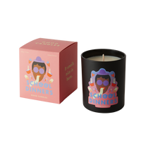 School Dinners Soy Wax Scented Candle Black
