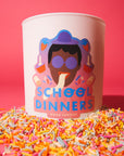 School Dinners Soy Wax Scented Candle White